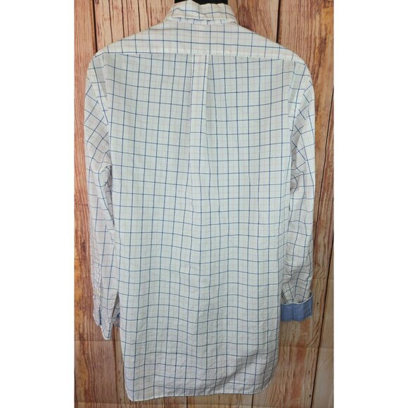 Ralph Lauren Mens Large Button-Down Long Sleeve Plaid Cotton Shirt - Picture 2 of 7
